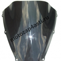 Ветровое стекло ZZR1400 2006-2011 Дабл Бабл Черное