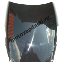 Ветровое стекло ZZR400-600 08-12 Дабл Бабл Черное