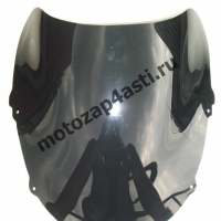 Ветровое стекло ZZR1100D 1993-2002 Дабл Бабл Черное
