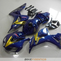 Комплект пластика Honda CBR1000RR 2006-2007 Сине-золотой.