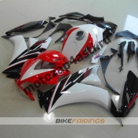 Комплекты пластика Honda CBR1000RR 2012-2014 Черно-Бело-Красный.