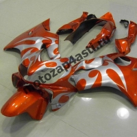 Комплект пластика для мотоцикла Honda CBR600 F4i 01-07 Серо-оранжевый.