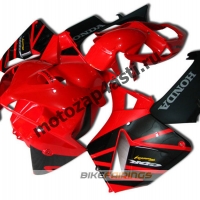 Комплект Мотопластика Honda CBR600RR 05-06 Красно-Черный-2.