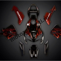 Комплект Мотопластика Honda CBR600RR 05-06 Черный c Огнем.