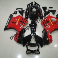 Комплект мотопластика Honda CBR600F3 95-96 Черно-Красный.