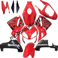 Комплект Мотопластика Honda CBR600RR 03-04 Красно-Черный-2.