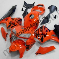 Комплект Мотопластика Honda CBR600RR 05-06 Оранжево-черный-1.