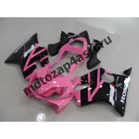 Комплект пластика для мотоцикла Honda CBR600 F4i 01-07 Розово-черный.