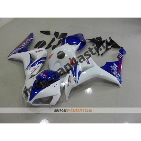 Комплект пластика Honda CBR1000RR 2006-2007 Сине-белый.