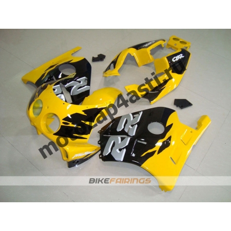 Комплект Мотопластика Honda CBR250 MC22 Черно-Желтый-1.