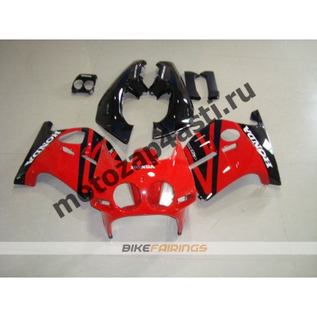 Комплект Мотопластика Honda CBR250 MC19 Красно-Черный-1.