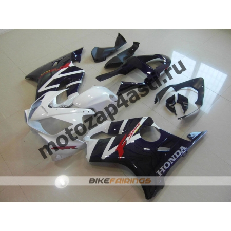 Комплект пластика для мотоцикла Honda CBR600 F4i 01-07 Бело-синий.