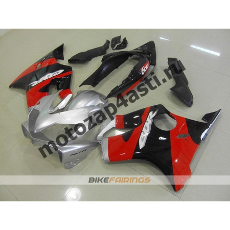 Комплект мотопластика Honda CBR600 F4i 01-07 Серо-красно-Черный.