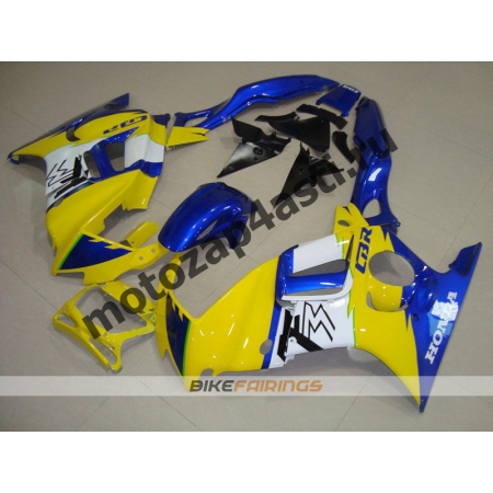 Комплект мотопластика Honda CBR600F3 97-98 Желто-Синий.