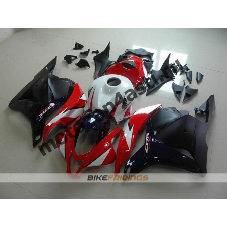 Комплект Мотопластика Honda CBR600rr 09-12 Бело-красно-сине-черный.