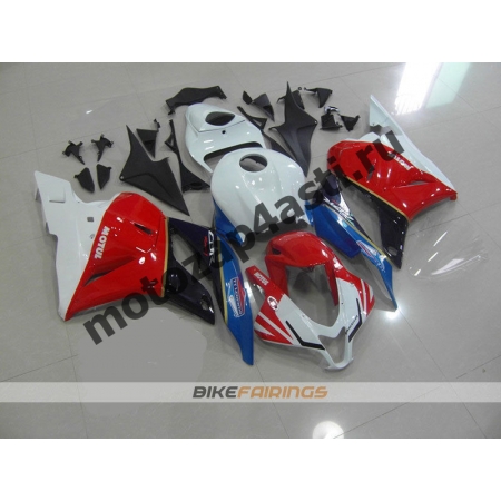 Комплект Мотопластика Honda CBR600rr 09-12 Бело-красно-синий.