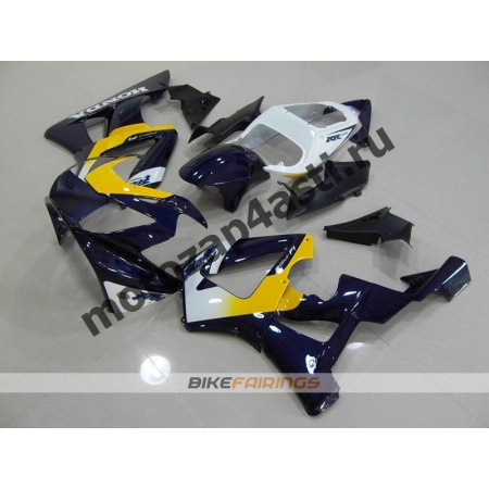 Комплект Мотопластика Honda CBR929RR 00-01 Бело-сине-желтый.