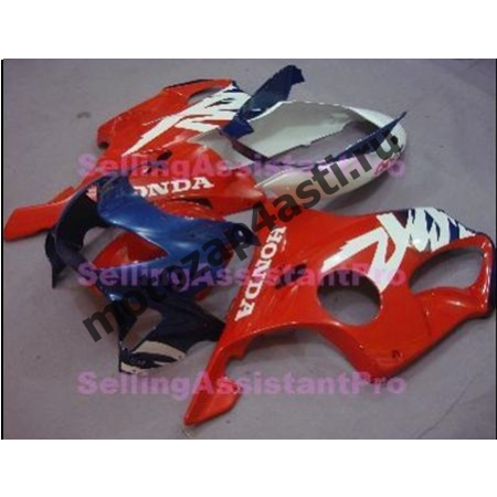 Комплект пластика Honda CBR600F4 98-00 Штатный Красно-Сине-Белый.