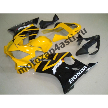 Комплект пластика для мотоцикла Honda CBR600 F4i 01-07 Желто-Черный