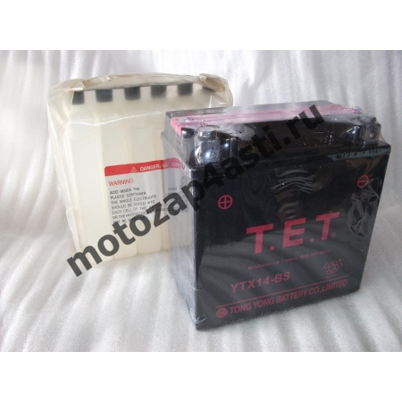 Аккумулятор TET YTX14-BS